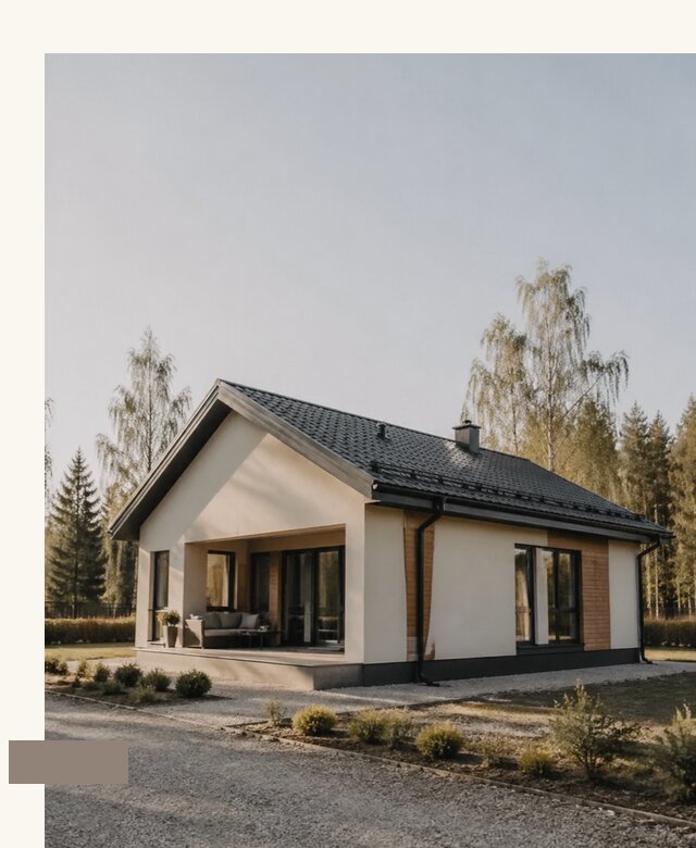 Проект одноэтажного дома 5 на 7 в Боре от 20676 р А3дПро-Бор